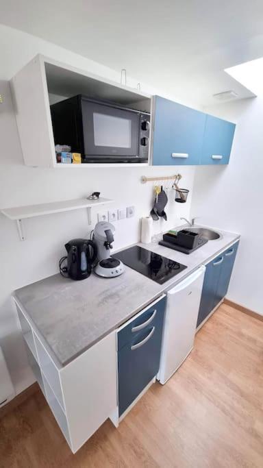 Studio En Rez De Jardin Avec Terrasse Privee - Le Petit Chateau Avesnois - Tv - Wifi - Logement Complet アヴェーヌ・シュル・エルプ エクステリア 写真